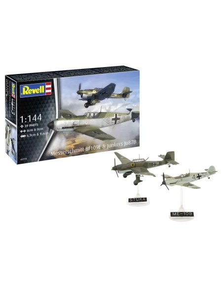 Messerschmitt Bf109E & Junkers Ju87B Stuka, 1/144 - Revell 03770