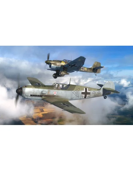 Messerschmitt Bf109E & Junkers Ju87B Stuka, 1/144 - Revell 03770