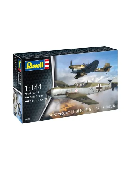 Messerschmitt Bf109E & Junkers Ju87B Stuka, 1/144 - Revell 03770