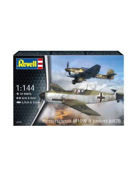 Messerschmitt Bf109E & Junkers Ju87B Stuka, 1/144 - Revell 03770