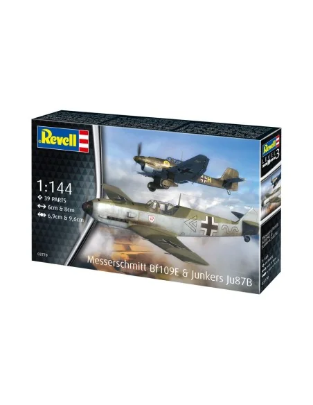 Messerschmitt Bf109E & Junkers Ju87B Stuka, 1/144 - Revell 03770
