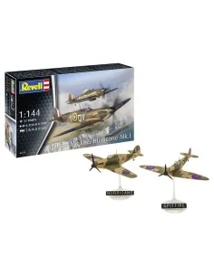 Supermarine Spitfire Mk.Ia & Hawker Hurricane Mk.I, 1/144 - Revell ...