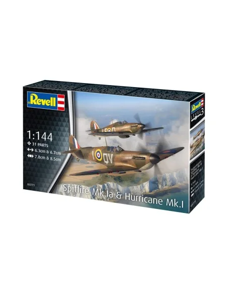 [NO_DESC] Supermarine Spitfire Mk.Ia & Hawker Hurricane Mk.I, 1/144...