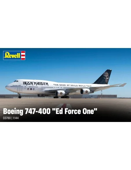 IRON MAIDEN Ed Force One - Boeing 747-400, 1/144 - Revell 03780