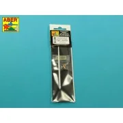 7,5cm gun barrel with single baffle muzzle brake for German Tank Ti...