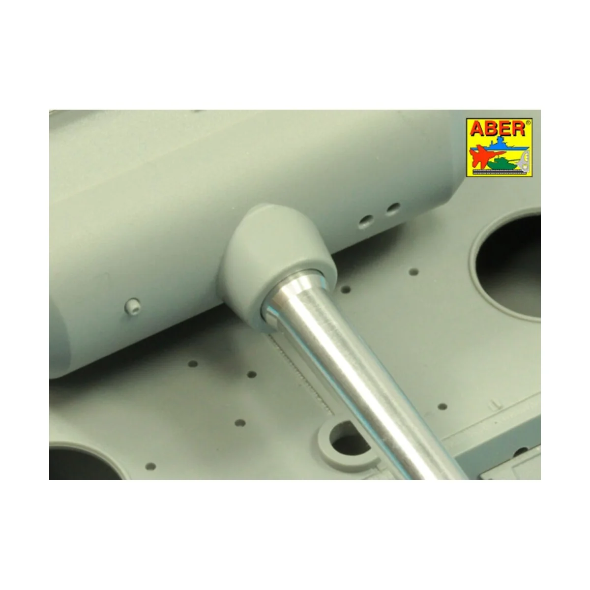 7, 5cm gun barrel with single baffle muzzle brake for German Tank T...