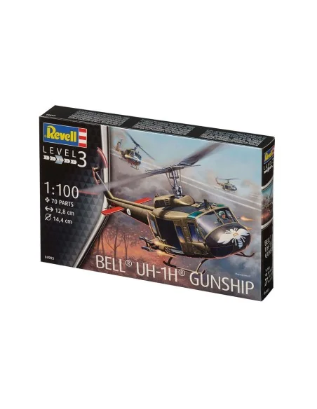 Bell UH-1H Gunship, 1/100 - Revell 04983