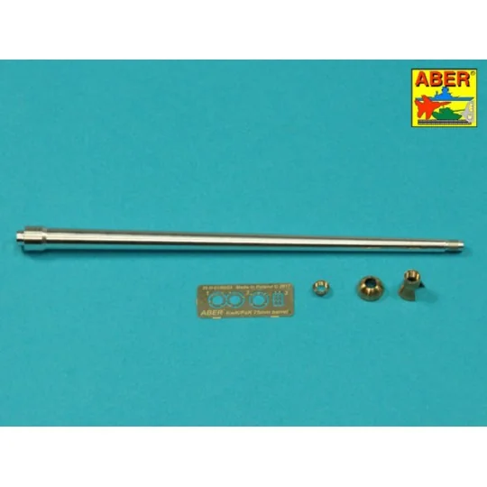 7, 5cm gun barrel with single baffle muzzle brake for German Tank T...