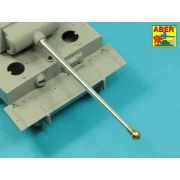 7, 5cm gun barrel with single baffle muzzle brake for German Tank T...