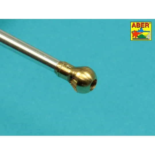 7, 5cm gun barrel with single baffle muzzle brake for German Tank T...