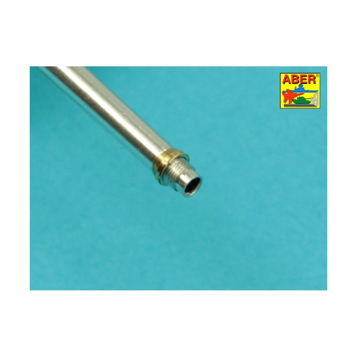 7,5cm gun barrel with single baffle muzzle brake for German Tank Ti...