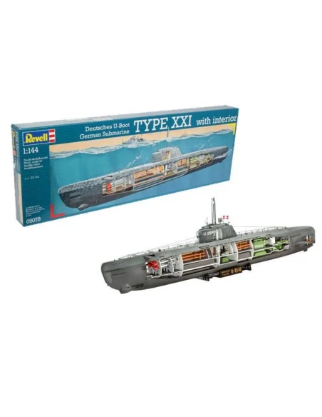 [NO_DESC] U-Boot Typ XXI U 2540 &Interieur, 1/144 - Revell 05078