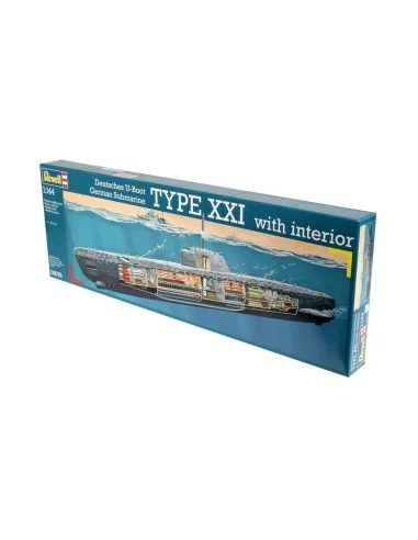 U-Boot Typ XXI U 2540 &Interieur, 1/144 - Revell 05078