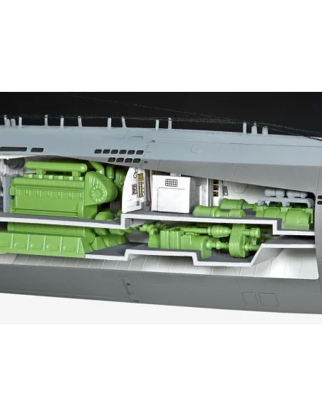 U-Boot Typ XXI U 2540 &Interieur, 1/144 - Revell 05078