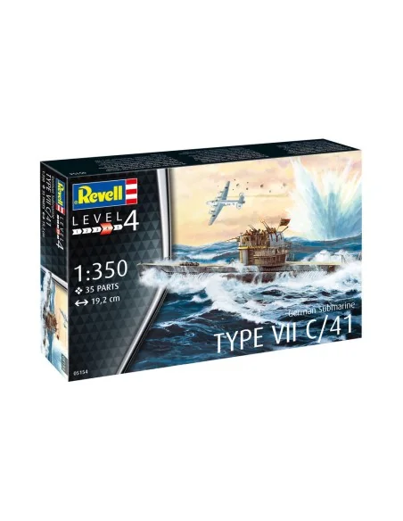 German Submarine Type VII C/41, 1/350 - Revell 05154