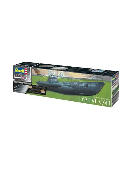 German Submarine Type VII C/41, 1/72 - Revell 05163