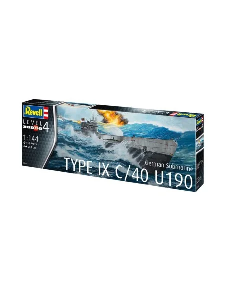 German Submarine Type IX C/40 (U190), 1/144 - Revell 5167