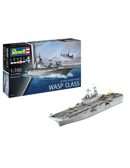 US Navy Assault Carrier WASP CLASS, 1/700 - Revell 5178