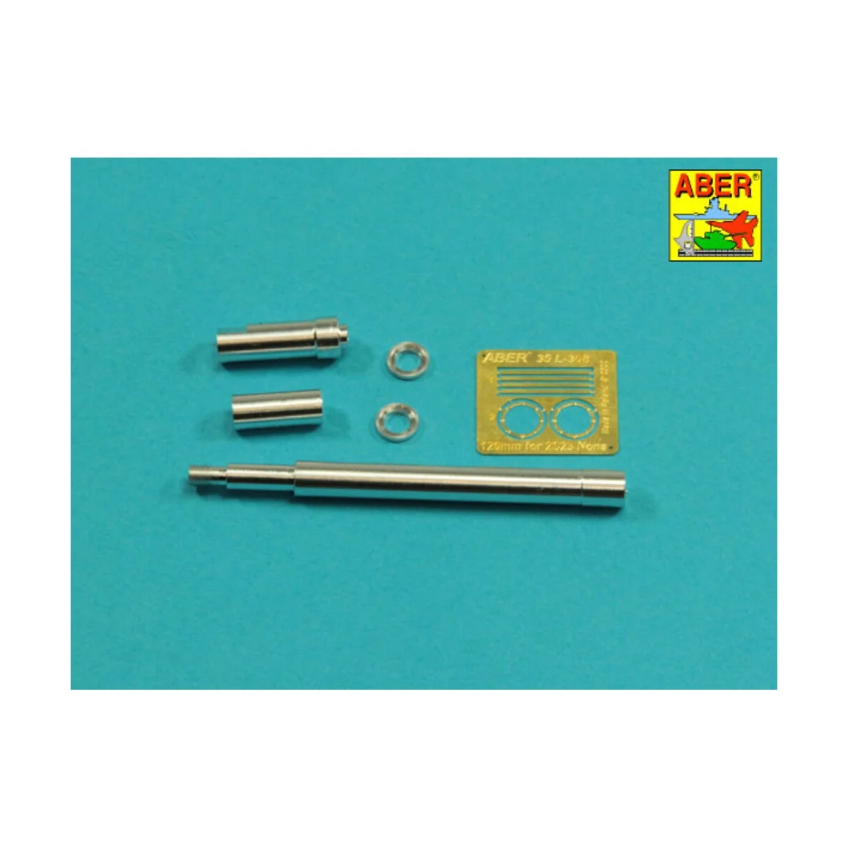 120mm 2A60 barrel for Russian 2S23 Nona, 1/35 - Aber Models 35 L-308