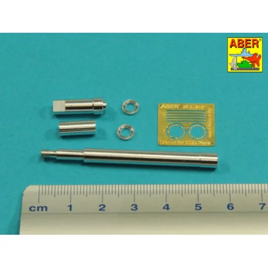 120mm 2A60 barrel for Russian 2S23 Nona, 1/35 - Aber Models 35 L-308