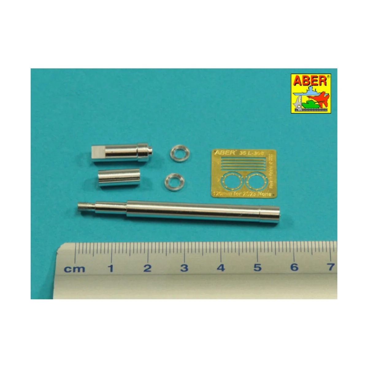 120mm 2A60 barrel for Russian 2S23 Nona, 1/35 - Aber Models 35 L-308