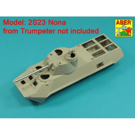 120mm 2A60 barrel for Russian 2S23 Nona, 1/35 - Aber Models 35 L-308