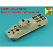 120mm 2A60 barrel for Russian 2S23 Nona, 1/35 - Aber Models 35 L-308