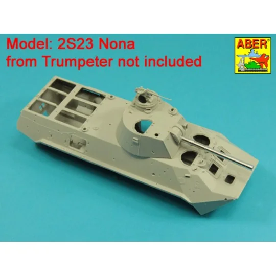 120mm 2A60 barrel for Russian 2S23 Nona, 1/35 - Aber Models 35 L-308