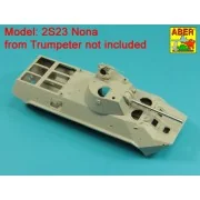 120mm 2A60 barrel for Russian 2S23 Nona, 1/35 - Aber Models 35 L-308