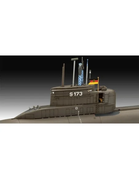 70 Jahre Bundeswehr:Wilhelm Bauer, Type 206A, Class2, 1/144 - Revel...