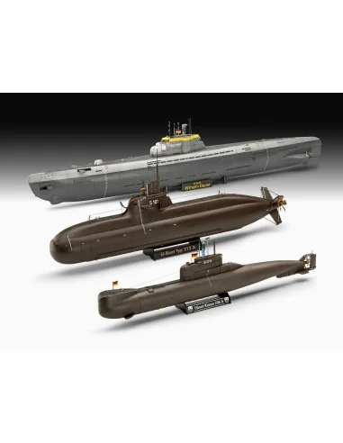 70 Jahre Bundeswehr:Wilhelm Bauer, Type 206A, Class2, 1/144 - Revel...