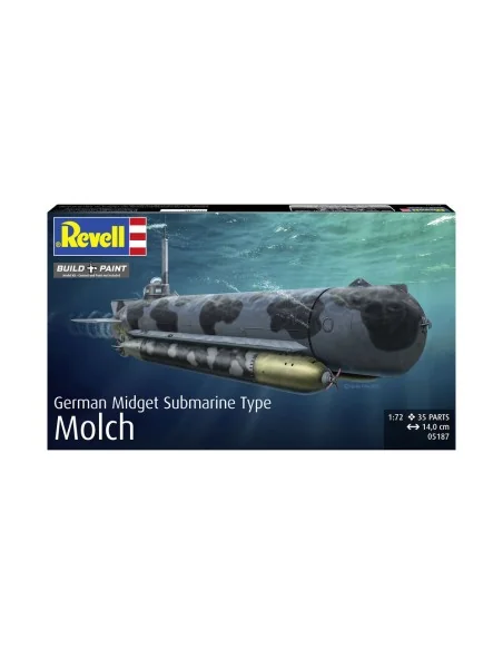German Midget Submarine Type Molch, 1/72 - Revell 05187