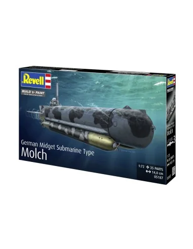 [NO_DESC] German Midget Submarine Type Molch, 1/72 - Revell 05187