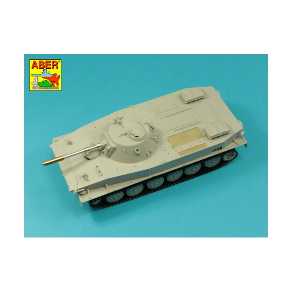 76, 2 mm D-56T barrel for Russian PT-76 mod.1951, 1/35 - Aber Model...