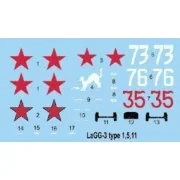 LaGG-3 series 1, 5, 11, 1/72 - Roden 037