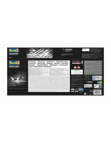 Geschenkset A350-900 - Lufthansa 100years, 1/144 - Revell 05612