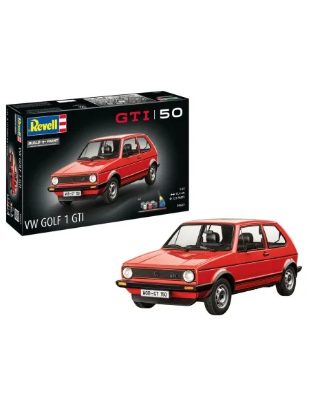 Geschenkset 50 Jahre VW Golf 1 GTi, 1/24 - Revell 05623