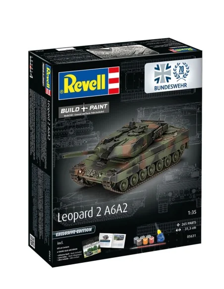 70 Jahre Bundeswehr: Leopard 2 A6A2 Exclusive Edi, 1/35 - Revell 05631