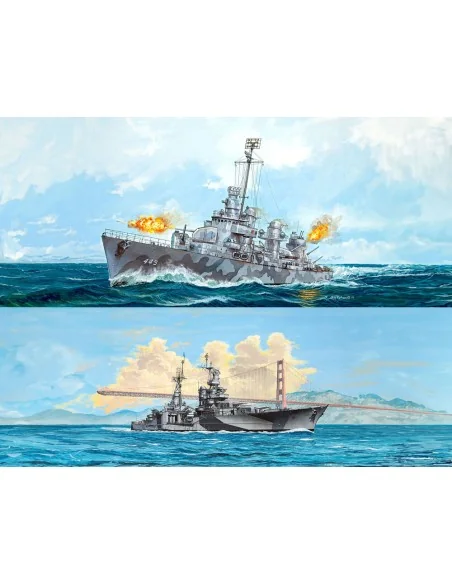 Pacific Warriors (USS Fletcher & USS Indianapolis), 1/700 - Revell ...