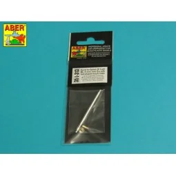 Barrel for 6 pdr Mk.IV (57mm) A/T Gun with ball muzzle brake, 1/35 ...