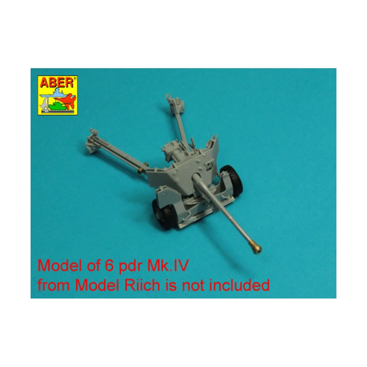 Barrel for 6 pdr Mk.IV (57mm) A/T Gun with ball muzzle brake, 1/35 ...