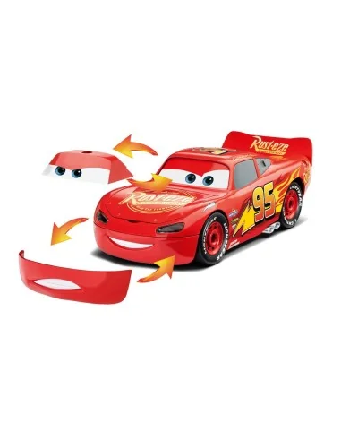 Lightning McQueen Disney-Cars Auto mit Licht&Sound, 1/20 - Revell 0...