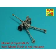 Barrel for 6 pdr Mk.IV (57mm) A/T Gun with ball muzzle brake - Aber...