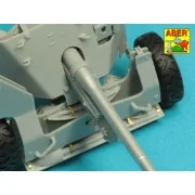 Barrel for 6 pdr Mk.IV (57mm) A/T Gun with ball muzzle brake, 1/35 ...