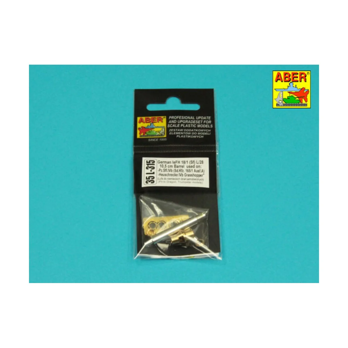 Germ. 10, 5 cm L/28 Barrel for Pz.Sfl.IVb or Heuschrecke Ivb, 1/35 ...