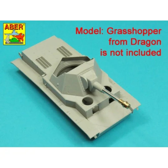 Germ. 10, 5 cm L/28 Barrel for Pz.Sfl.IVb or Heuschrecke Ivb, 1/35 ...