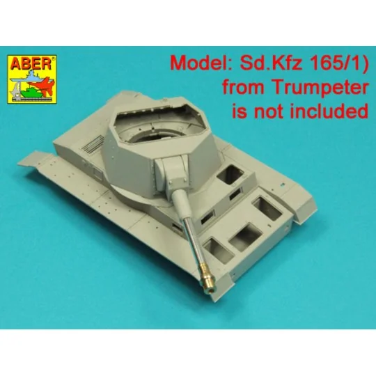 Germ. 10, 5 cm L/28 Barrel for Pz.Sfl.IVb or Heuschrecke Ivb, 1/35 ...