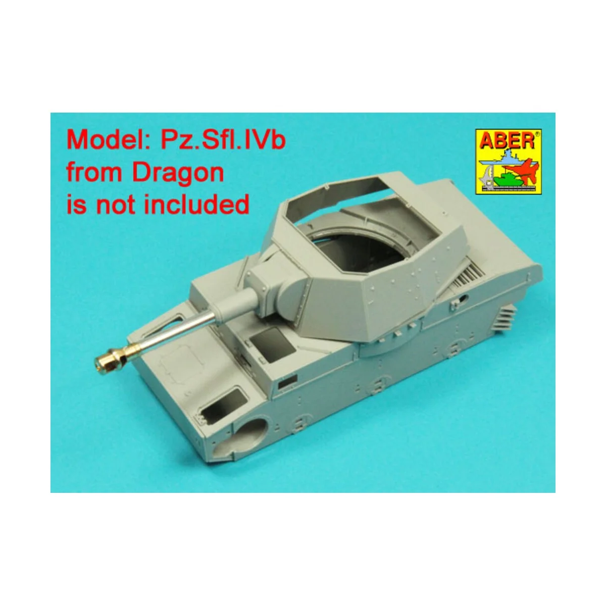 Germ. 10, 5 cm L/28 Barrel for Pz.Sfl.IVb or Heuschrecke Ivb, 1/35 ...