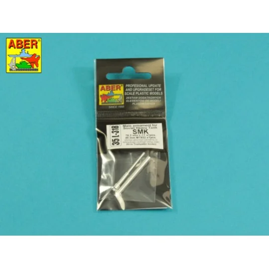 Main Armament for Soviet Heavy Tank SMK 1x76, 2mm L-11, 1x45mm M193...