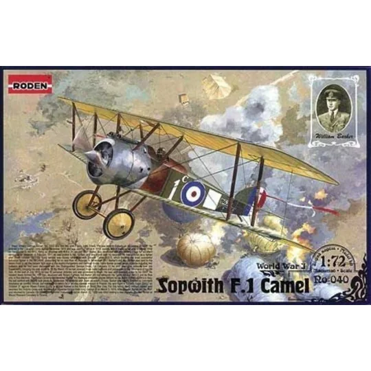 Sopwith Camel F1 ''William Georg Barker'', 1/72 - Roden 040